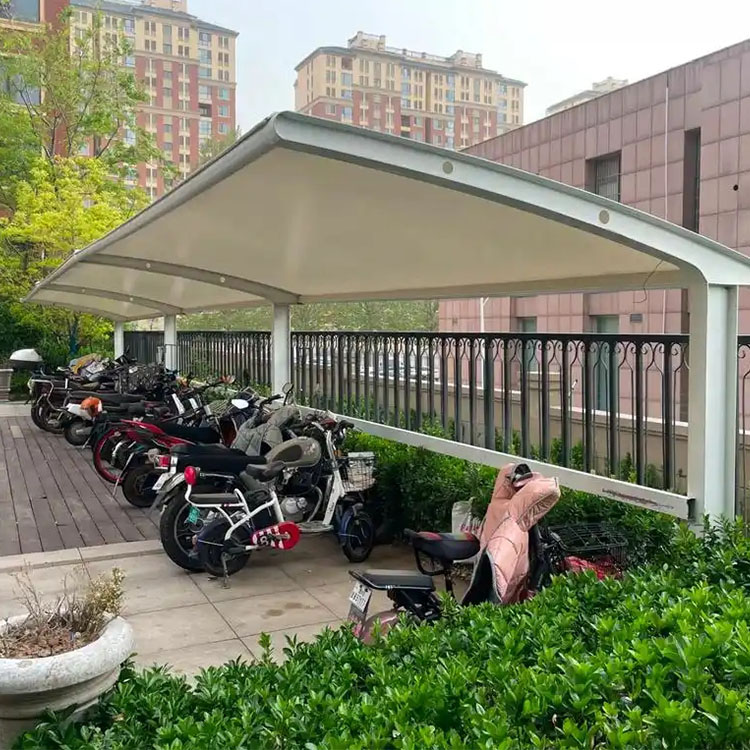 犍为县膜结构电动车棚